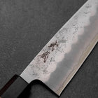Santoku Silver Steel #3 Nashiji Manche en Noyer 165mm-[Musashi]-[Couteaux de cuisine japonais]