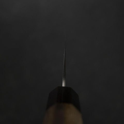 Santoku Silver Steel #3 Nashiji Manche en Noyer 165mm-[Musashi]-[Couteaux de cuisine japonais]