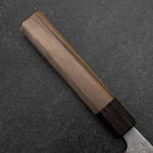 Santoku Silver Steel #3 Nashiji Manche en Noyer 165mm-[Musashi]-[Couteaux de cuisine japonais]
