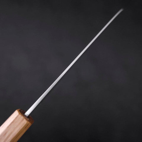 Santoku Silver Steel #3 Poli Manche Yaki Urushi 165mm-[Musashi]-[Couteaux de cuisine japonais]