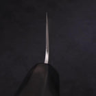 Santoku Silver Steel #3 Poli Manche en Buffle et Magnolia 165mm-[Musashi]-[Couteaux de cuisine japonais]