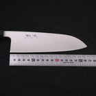 Santoku Silver Steel #3 Poli Manche en Buffle et Magnolia 165mm-[Musashi]-[Couteaux de cuisine japonais]