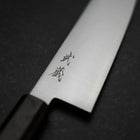 Santoku Silver Steel #3 Poli Manche en Ébène 180mm-[Musashi]-[Couteaux de cuisine japonais]