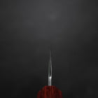 Santoku Silver Steel #3 Poli Manche en Noyer 165mm-[Musashi]-[Couteaux de cuisine japonais]