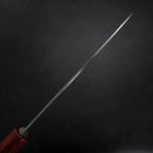 Santoku Silver Steel #3 Poli Manche en Noyer 165mm-[Musashi]-[Couteaux de cuisine japonais]