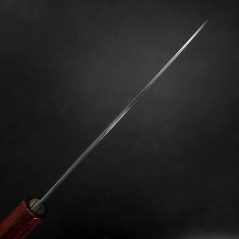Santoku Silver Steel #3 Poli Manche en Noyer 165mm-[Musashi]-[Couteaux de cuisine japonais]
