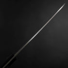Santoku Silver Steel #3 Polished Poplar 165mm-[Musashi]-[Couteaux de cuisine japonais]
