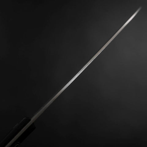 Santoku Silver Steel #3 Polished Poplar 165mm-[Musashi]-[Couteaux de cuisine japonais]