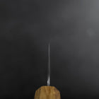 Santoku Silver Steel #3 Tsuchime Damas Manche en Chêne 165mm-[Musashi]-[Couteaux de cuisine japonais]