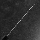 Santoku Silver Steel #3 Tsuchime Damas Manche en Noyer 170mm-[Musashi]-[Couteaux de cuisine japonais]