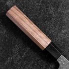 Santoku Silver Steel #3 Tsuchime Damas Manche en Noyer 170mm-[Musashi]-[Couteaux de cuisine japonais]