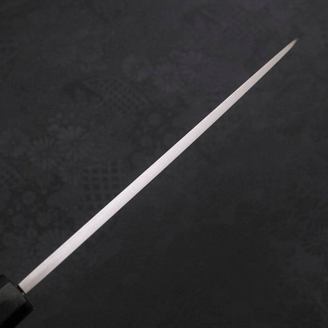 Santoku Simple-Tranchant White Steel #2 Kasumi Manche en Buffle et Ébène 180mm-[Musashi]-[Couteaux de cuisine japonais]