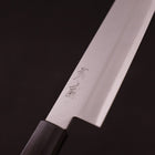 Santoku Stainless Clad Blue Super Polished Shitan Handle 170mm-[Musashi]-[Japanese-Kitchen-Knives]
