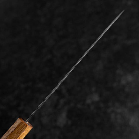 Santoku Sweden Steel Miroir Nashiji Washi Damas Manche Yaki Urushi 165mm-[Musashi]-[Couteaux de cuisine japonais]