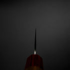 Santoku Sweden Steel Nashiji Washi Damas Manche en Noyer 165mm-[Musashi]-[Couteaux de cuisine japonais]