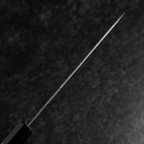 Santoku Sweden Steel Nashiji Washi Damas Manche en Noyer Noir 165mm-[Musashi]-[Couteaux de cuisine japonais]