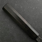 Santoku V-Toku 2 Kurouchi Damas Manche en Buffle et Ébène 165mm-[Musashi]-[Couteaux de cuisine japonais]