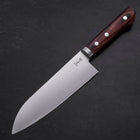 Santoku VG-1 Bokashi Manche Occidental en Acajou 165mm-[Musashi]-[Couteaux de cuisine japonais]