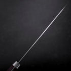 Santoku VG-1 Bokashi Manche Occidental en Acajou 165mm-[Musashi]-[Couteaux de cuisine japonais]