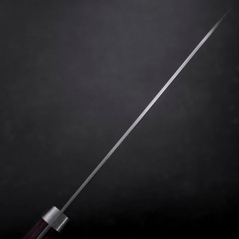 Santoku VG-1 Bokashi Manche Occidental en Acajou 165mm-[Musashi]-[Couteaux de cuisine japonais]