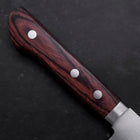 Santoku VG-1 Bokashi Manche Occidental en Acajou 165mm-[Musashi]-[Couteaux de cuisine japonais]