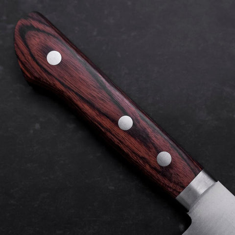 Santoku VG-1 Bokashi Manche Occidental en Acajou 165mm-[Musashi]-[Couteaux de cuisine japonais]