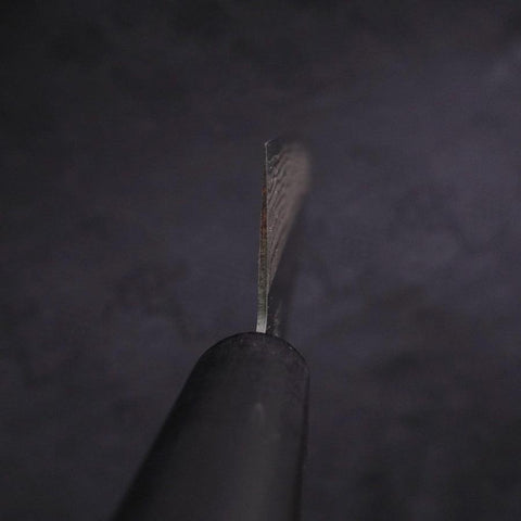Santoku VG-1 Damas Manche Occidental Noir 170mm-[Musashi]-[Couteaux de cuisine japonais]