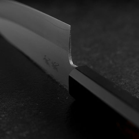 Santoku VG-1 Kasumi Manche Urushi Brûlé 180mm-[Musashi]-[Couteaux de cuisine japonais]