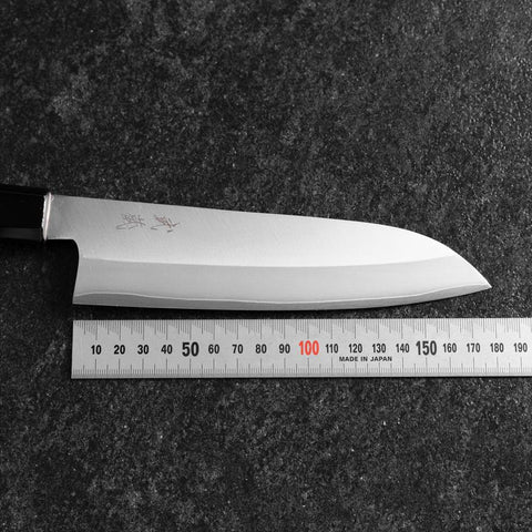 Santoku VG-1 Kasumi Manche Urushi Brûlé 180mm-[Musashi]-[Couteaux de cuisine japonais]