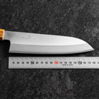 Santoku VG-1 Kasumi Manche en Chêne 180mm-[Musashi]-[Couteaux de cuisine japonais]