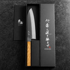 Santoku VG-1 Kasumi Manche en Chêne 180mm-[Musashi]-[Couteaux de cuisine japonais]