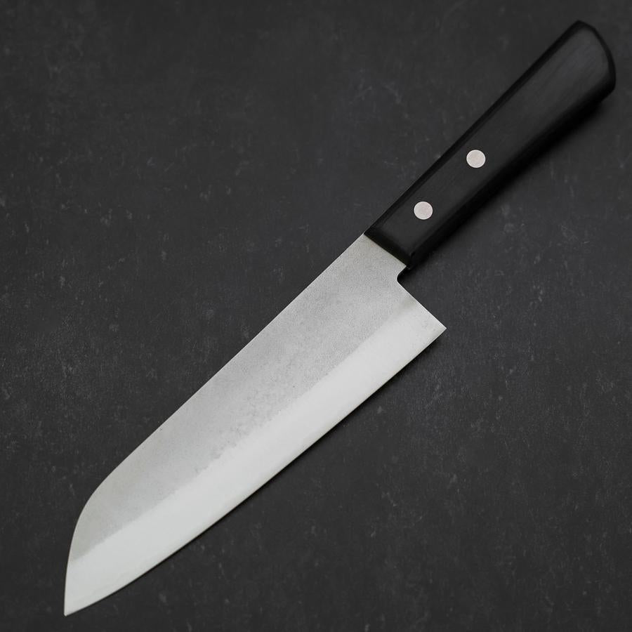 Santoku VG-1 Nashiji Manche Occidental Noir 165mm-[Musashi]-[Couteaux de cuisine japonais]