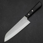 Santoku VG-1 Nashiji Manche Occidental Noir 165mm-[Musashi]-[Couteaux de cuisine japonais]