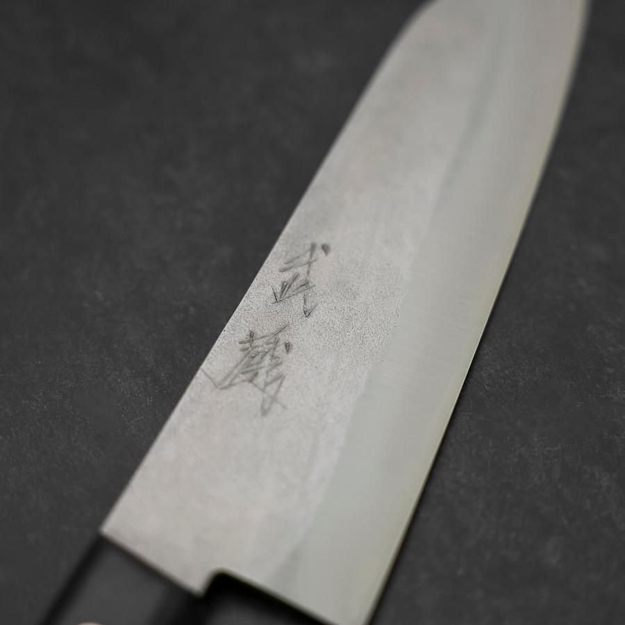Santoku VG-1 Nashiji Manche Occidental Noir 165mm-[Musashi]-[Couteaux de cuisine japonais]