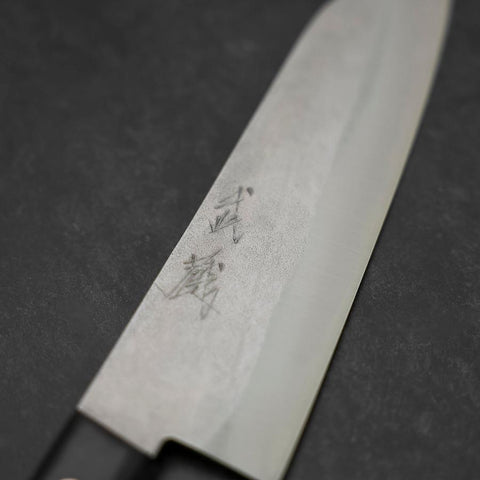 Santoku VG-1 Nashiji Manche Occidental Noir 165mm-[Musashi]-[Couteaux de cuisine japonais]