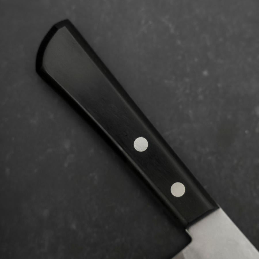 Santoku VG-1 Nashiji Manche Occidental Noir 165mm-[Musashi]-[Couteaux de cuisine japonais]
