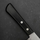 Santoku VG-1 Nashiji Manche Occidental Noir 165mm-[Musashi]-[Couteaux de cuisine japonais]