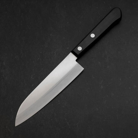Santoku VG-1 Poli Manche Occidental Noir 135mm-[Musashi]-[Couteaux de cuisine japonais]
