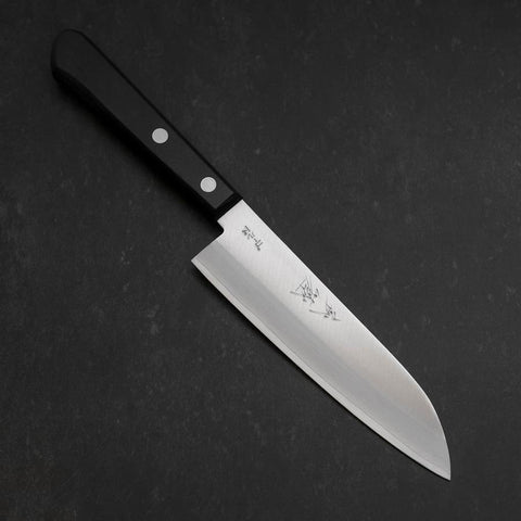 Santoku VG-1 Poli Manche Occidental Noir 135mm-[Musashi]-[Couteaux de cuisine japonais]