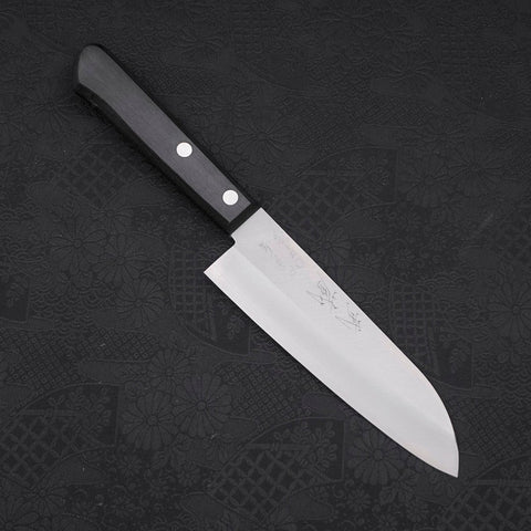 Santoku VG-1 Poli Manche Occidental Noir 140mm-[Musashi]-[Couteaux de cuisine japonais]