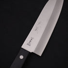 Santoku VG-1 Poli Manche Occidental Noir 165mm-[Musashi]-[Couteaux de cuisine japonais]