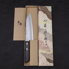Santoku VG-1 Poli Manche Occidental Noir 165mm-[Musashi]-[Couteaux de cuisine japonais]