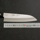 Santoku VG-1 Poli Manche Occidental Noir 165mm (Tsuba-nashi)-[Musashi]-[Couteaux de cuisine japonais]