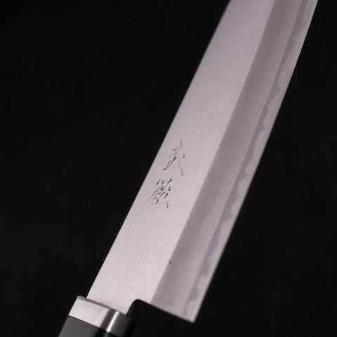Santoku VG-1 Poli Manche Occidental Noir 170mm-[Musashi]-[Couteaux de cuisine japonais]