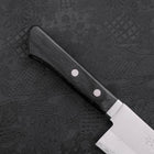 Santoku VG-1 Poli Manche Occidental Noir 170mm-[Musashi]-[Couteaux de cuisine japonais]