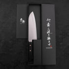 Santoku VG-1 Poli Manche Occidental Noir 170mm-[Musashi]-[Couteaux de cuisine japonais]