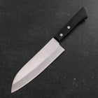 Santoku VG-1 Poli Manche Occidental Noir 180mm-[Musashi]-[Couteaux de cuisine japonais]