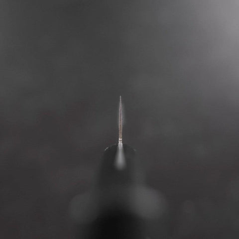 Santoku VG-1 Poli Manche Occidental Noir 180mm-[Musashi]-[Couteaux de cuisine japonais]