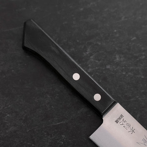 Santoku VG-1 Poli Manche Occidental Noir 180mm-[Musashi]-[Couteaux de cuisine japonais]
