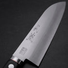 Santoku VG-1 Poli Manche Occidental Noir avec Incrustations en Cuivre 170mm-[Musashi]-[Couteaux de cuisine japonais]